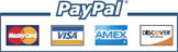 Visa, Mastercard, American Express, Discover, PayPal